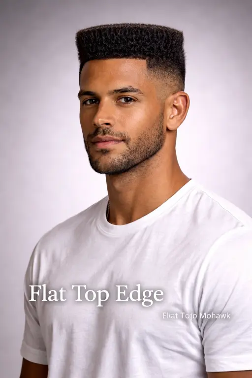 collection of short mohawk haircuts for men showing different fades, textures, and modern styling variations