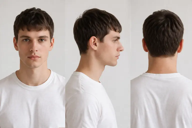 modern textured crop haircuts for men with faded sides and layered choppy top styled naturally