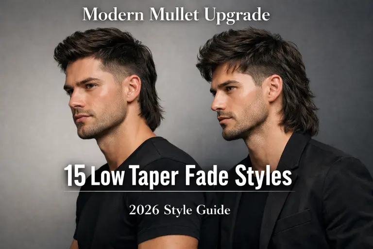 Low Taper Fade Mullet Styles