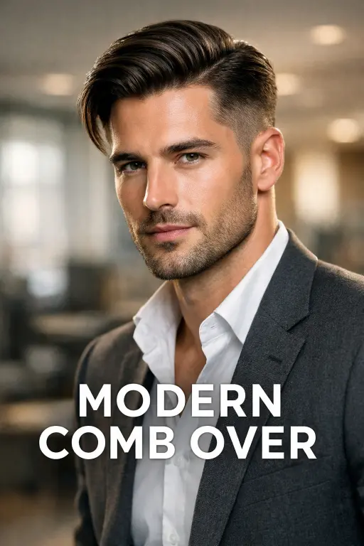 High taper fade long hairstyles for men featuring clean faded sides with long textured hair on top styled in different modern looks