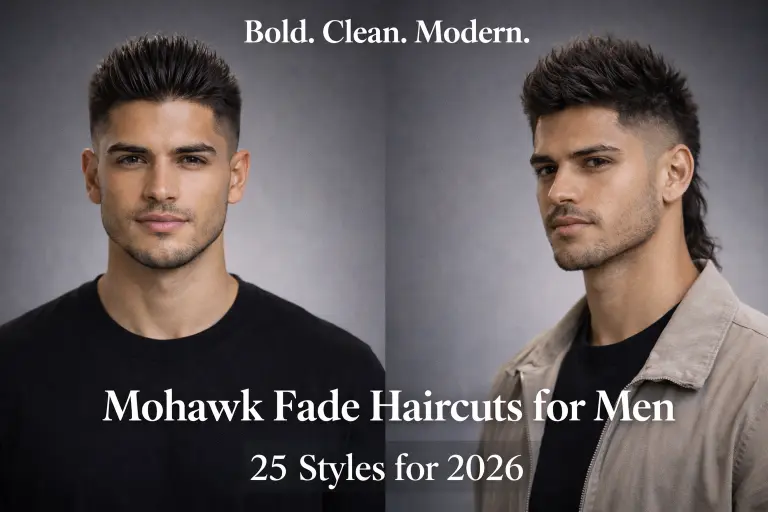 25 Mohawk Fade Haircuts for Men with Bold Appeal