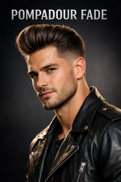 clean mid drop taper fade haircut with natural blend around the ear and neckline, styled top showing modern versatile men’s hairstyle