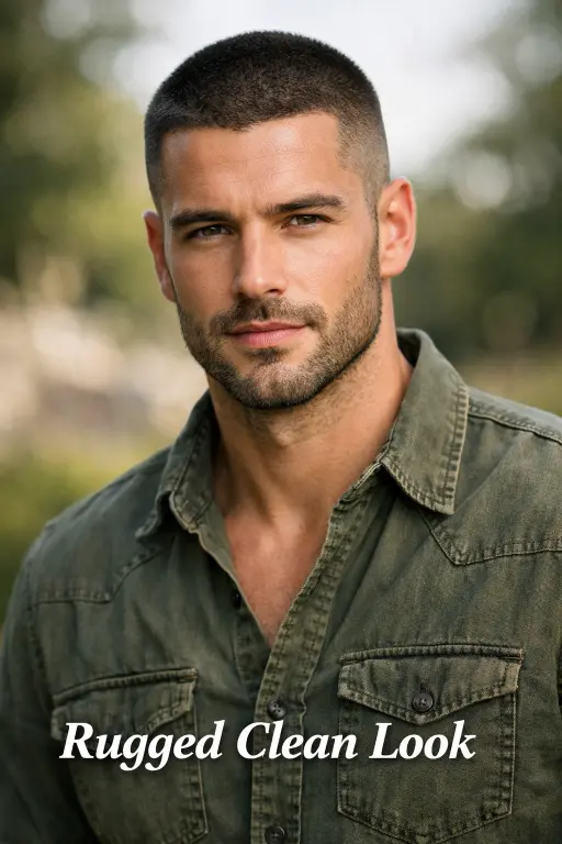 clean buzz cut fade styles for men showing low, mid, and high fades with short textured top on different hair types