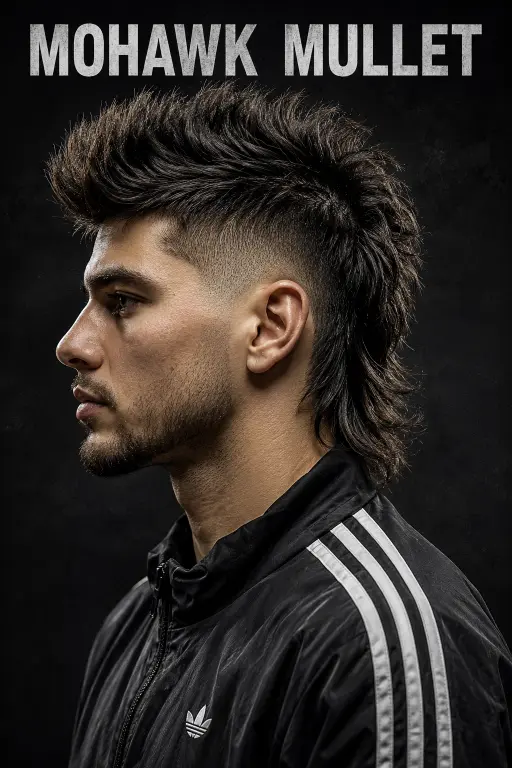Stylish short modern mullet hairstyles for men in %currentyear% featuring textured cuts, fade mullets, curly mullets, taper styles, and trendy modern men’s haircuts for different face shapes and hair types