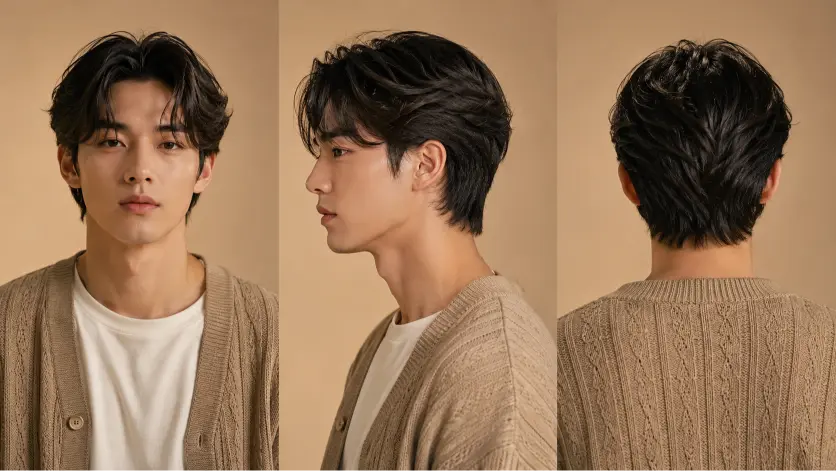 Short flow haircut styles for men featuring textured layers, taper fades, wavy flow, hockey flow, and modern short hairstyles with effortless movement and masculine styling for different face shapes and hair types