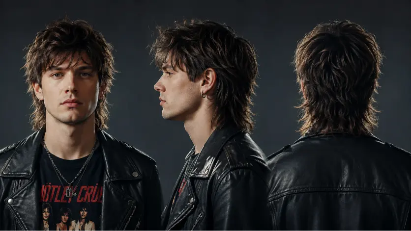 Stylish short modern mullet hairstyles for men in %currentyear% featuring textured cuts, fade mullets, curly mullets, taper styles, and trendy modern men’s haircuts for different face shapes and hair types