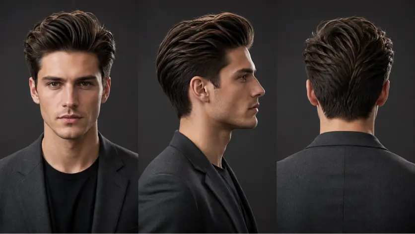 Short flow haircut styles for men featuring textured layers, taper fades, wavy flow, hockey flow, and modern short hairstyles with effortless movement and masculine styling for different face shapes and hair types