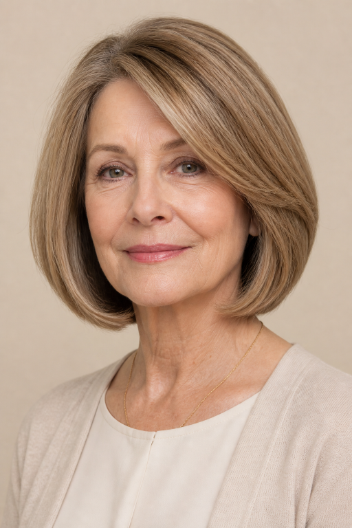 Short layered hairstyles for women over 60 showcasing modern volume, texture, and easy-to-maintain elegant looks
