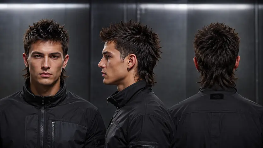 Stylish short modern mullet hairstyles for men in %currentyear% featuring textured cuts, fade mullets, curly mullets, taper styles, and trendy modern men’s haircuts for different face shapes and hair types