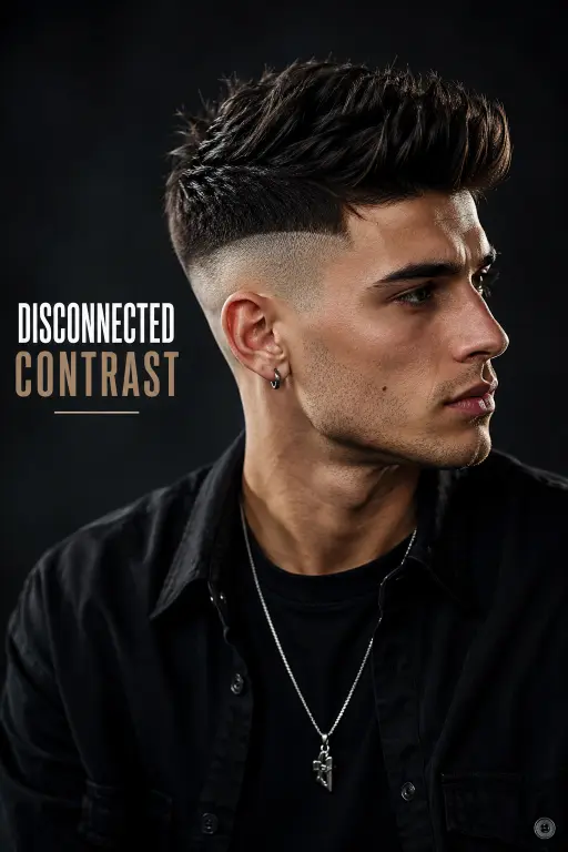 one powerfull image alt Clean and sharp crew cut haircut for men with modern fade, textured top, and masculine low maintenance style for every face shape