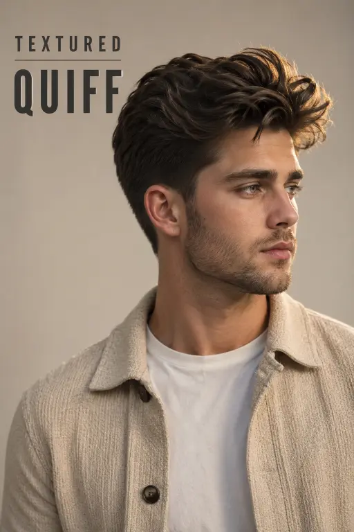 Modern gentleman haircut styles for men featuring classy side parts, textured quiffs, slick backs, taper fades, and executive hairstyles designed for different face shapes, hair types, and professional modern looks.