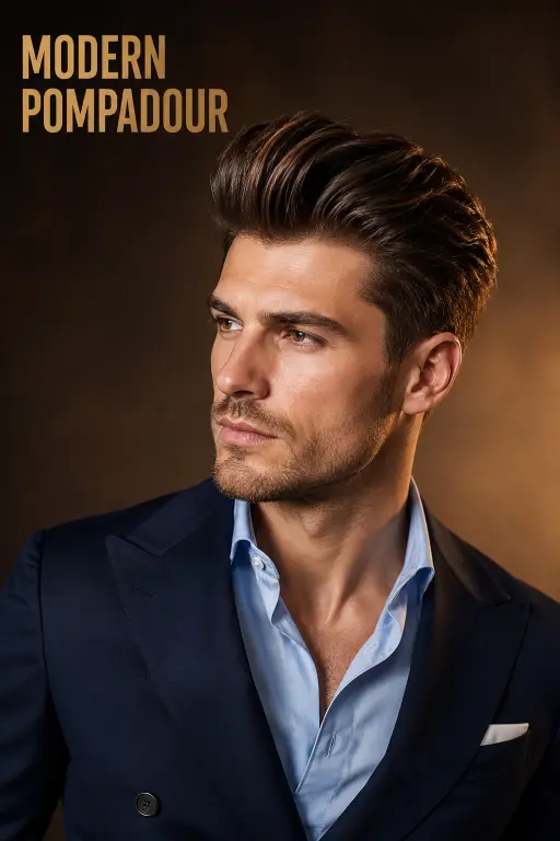 Modern gentleman haircut styles for men featuring classy side parts, textured quiffs, slick backs, taper fades, and executive hairstyles designed for different face shapes, hair types, and professional modern looks.