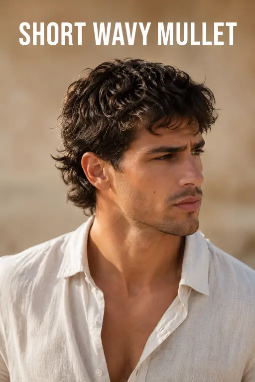 Stylish short modern mullet hairstyles for men in %currentyear% featuring textured cuts, fade mullets, curly mullets, taper styles, and trendy modern men’s haircuts for different face shapes and hair types